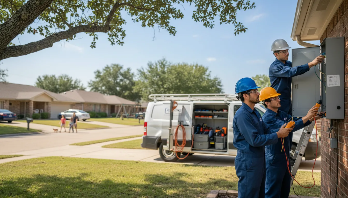 Certified electrician providing emergency electrical services in Friend, NE